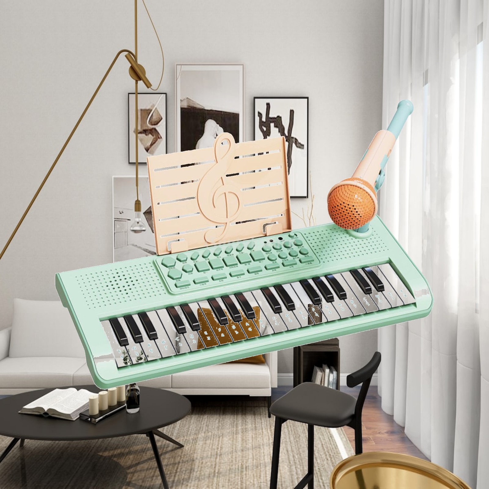 Kids Education Learning - Teclado de Piano para Crianças, Brinquedo