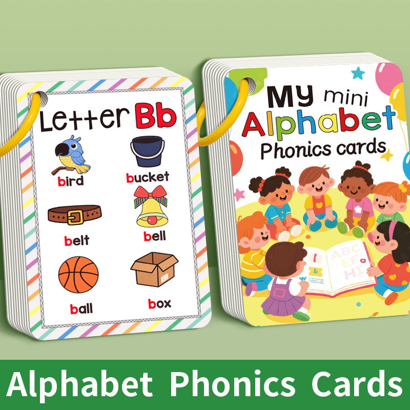 Flash Card Alphabet - Conjunto de 27 Cartões de Aprendizado