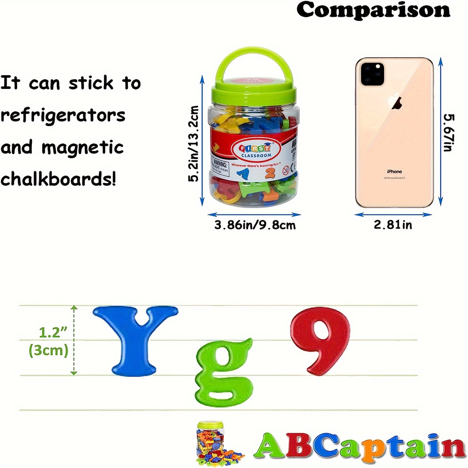 78 pçs letras magnéticas númer - Kids Educational - Alphabet Numbers & More avaliação e preço
