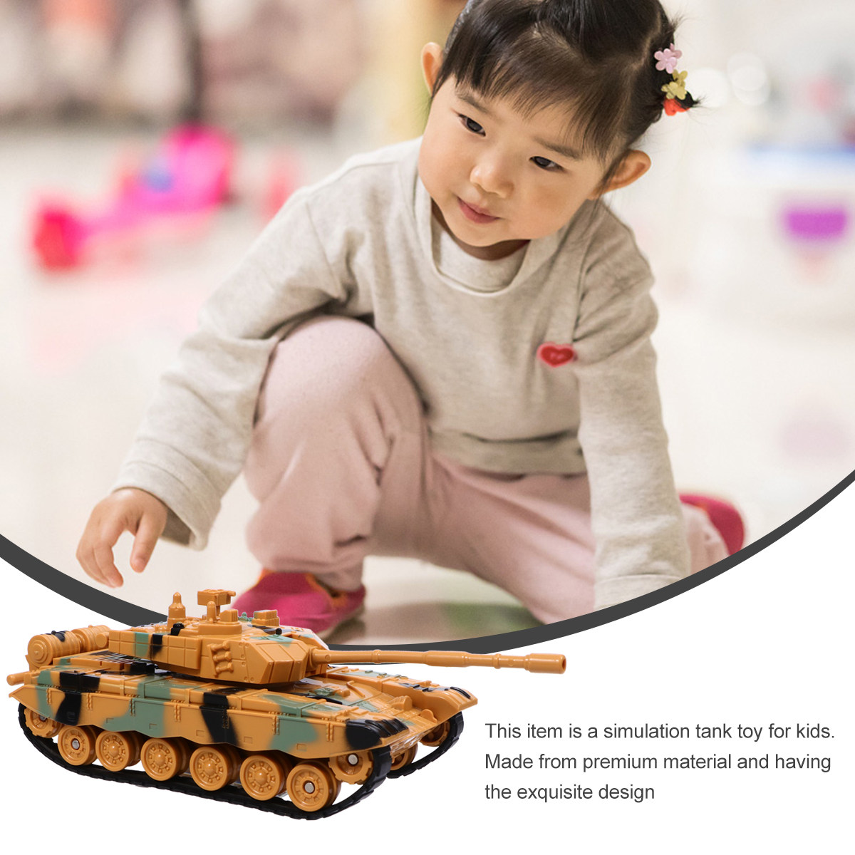 Tanque Militar Detalhado para  - Kids Education Learning avaliação e preço