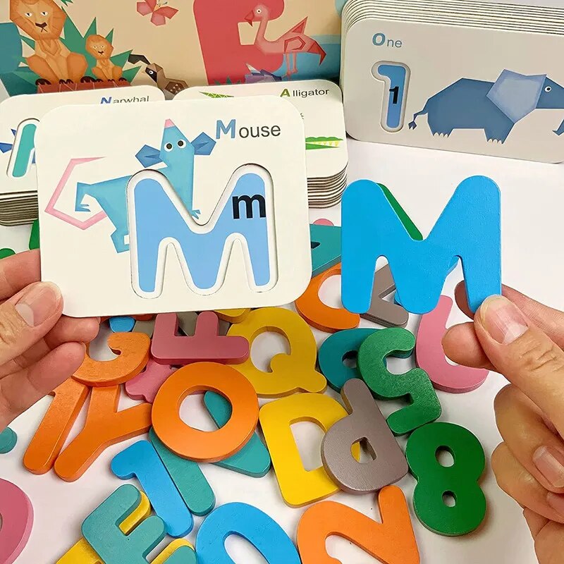 Montessori-Alfabeto de Madeira - Flash Card Alphabet avaliação e preço