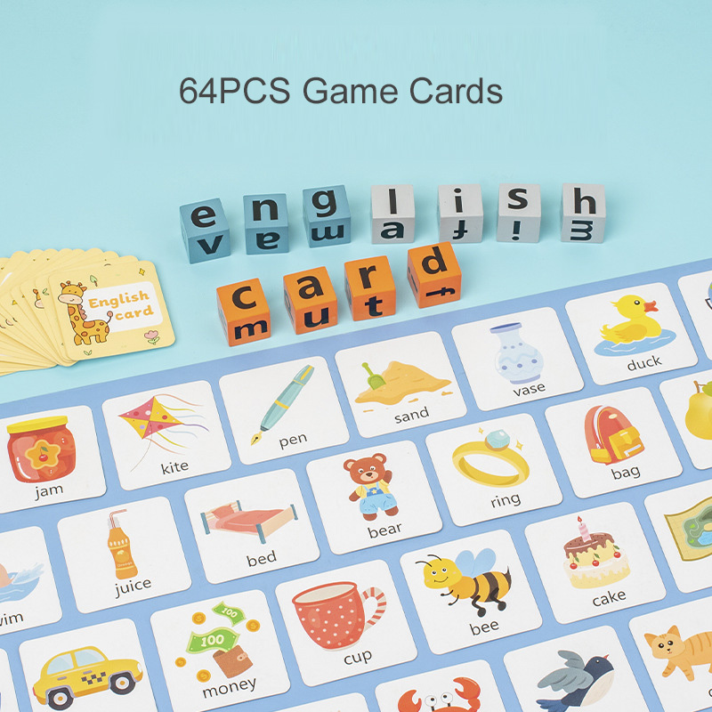 Criativo feitiço de madeira pa - Kids Educational Games Learn English avaliação e preço