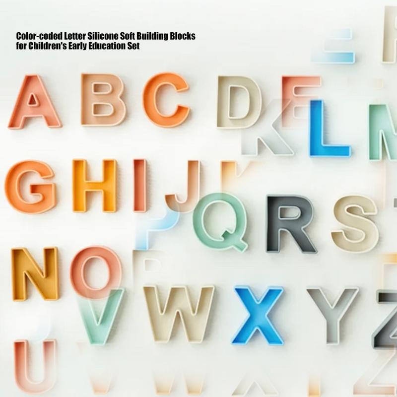 24pcs 9x7cm Silicone Inglês Bl - Kids Educational Games Learn English avaliação e preço