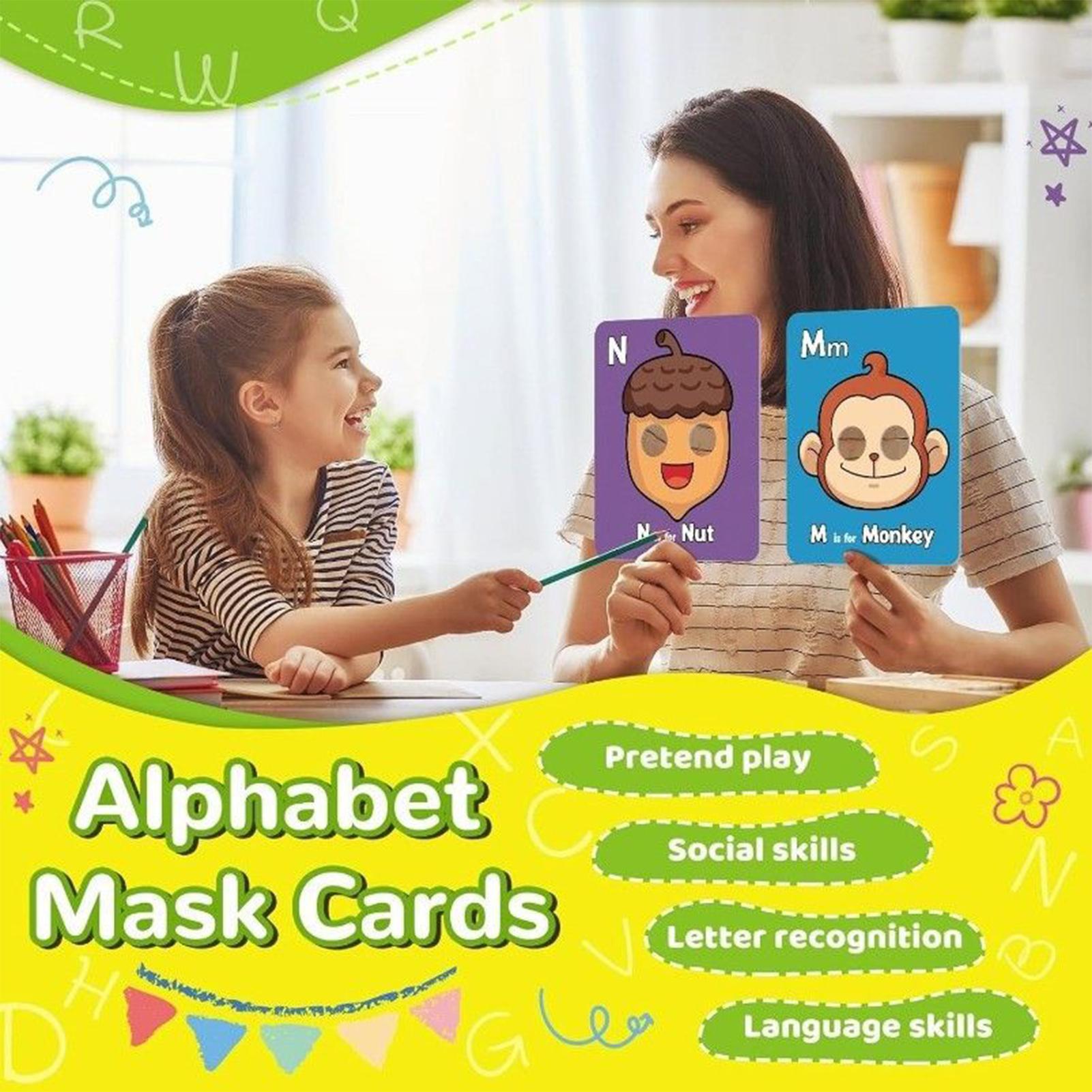 26 peças cartões flash do alfa - Flash Card Alphabet avaliação e preço