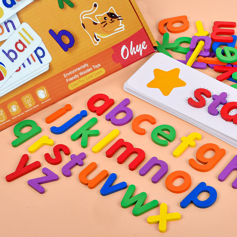 52 pçs alfabeto inglês ortogra - Kids Educational Games Learn English avaliação e preço