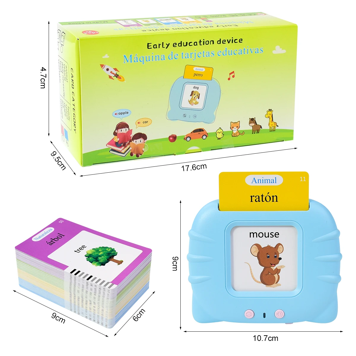 Cartões cognitivos espanhóis e - Kids Educational Games Learn English avaliação e preço