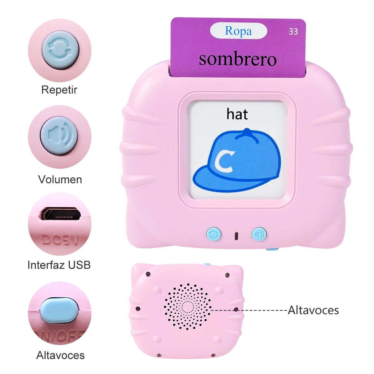 Cartões cognitivos espanhóis e - Kids Educational Games Learn English avaliação e preço