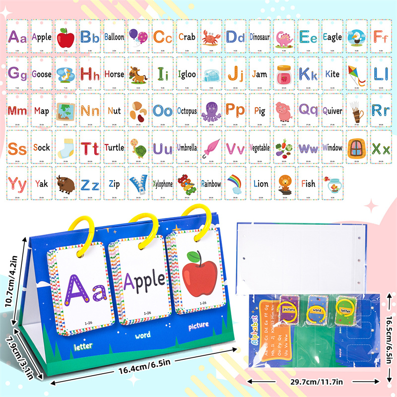 Educação precoce carta cartão  - Flash Card Alphabet avaliação e preço