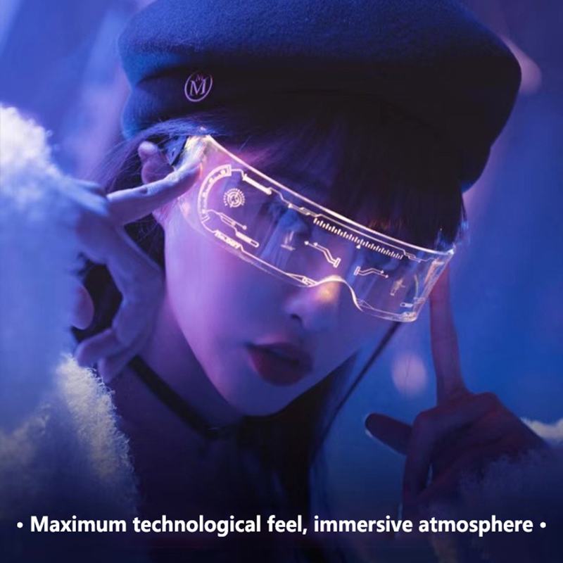 Óculos LED Elétricos Cyberpunk - Kids Educational Songs avaliação e preço