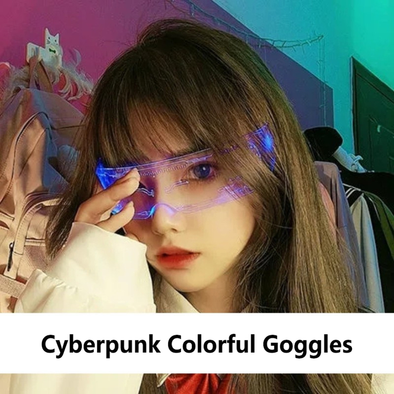 Óculos LED Elétricos Cyberpunk - Kids Educational Songs avaliação e preço