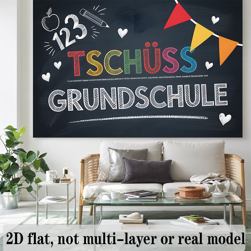 Linda Tapeçaria Decorativa par - Kids Education Banner avaliação e preço