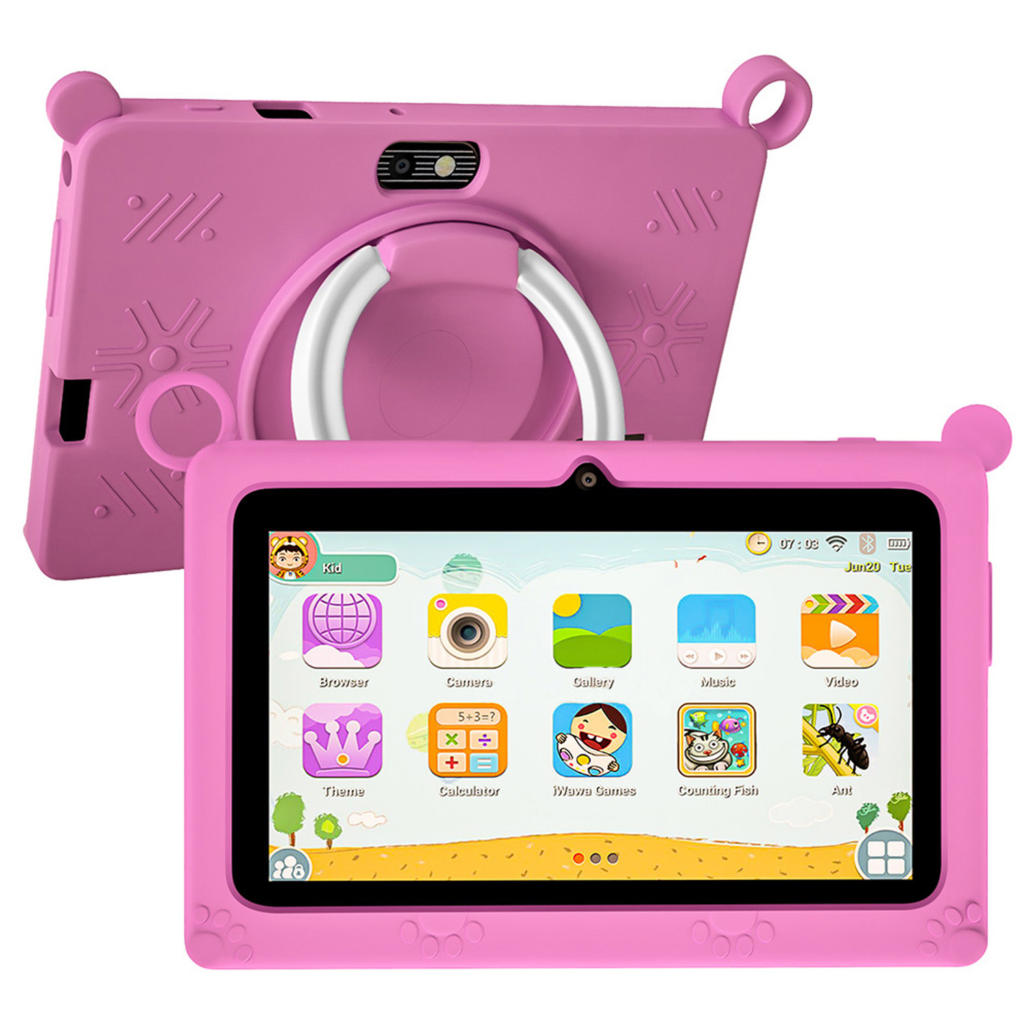 Tablet Infantil BDF Novo de 7  - Kids Educational Games Learn English avaliação e preço