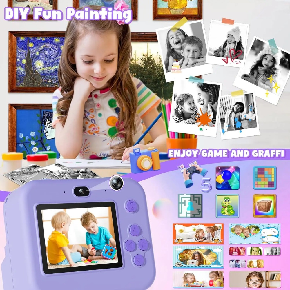 Câmera de impressão instantâne - Kids Education Images avaliação e preço