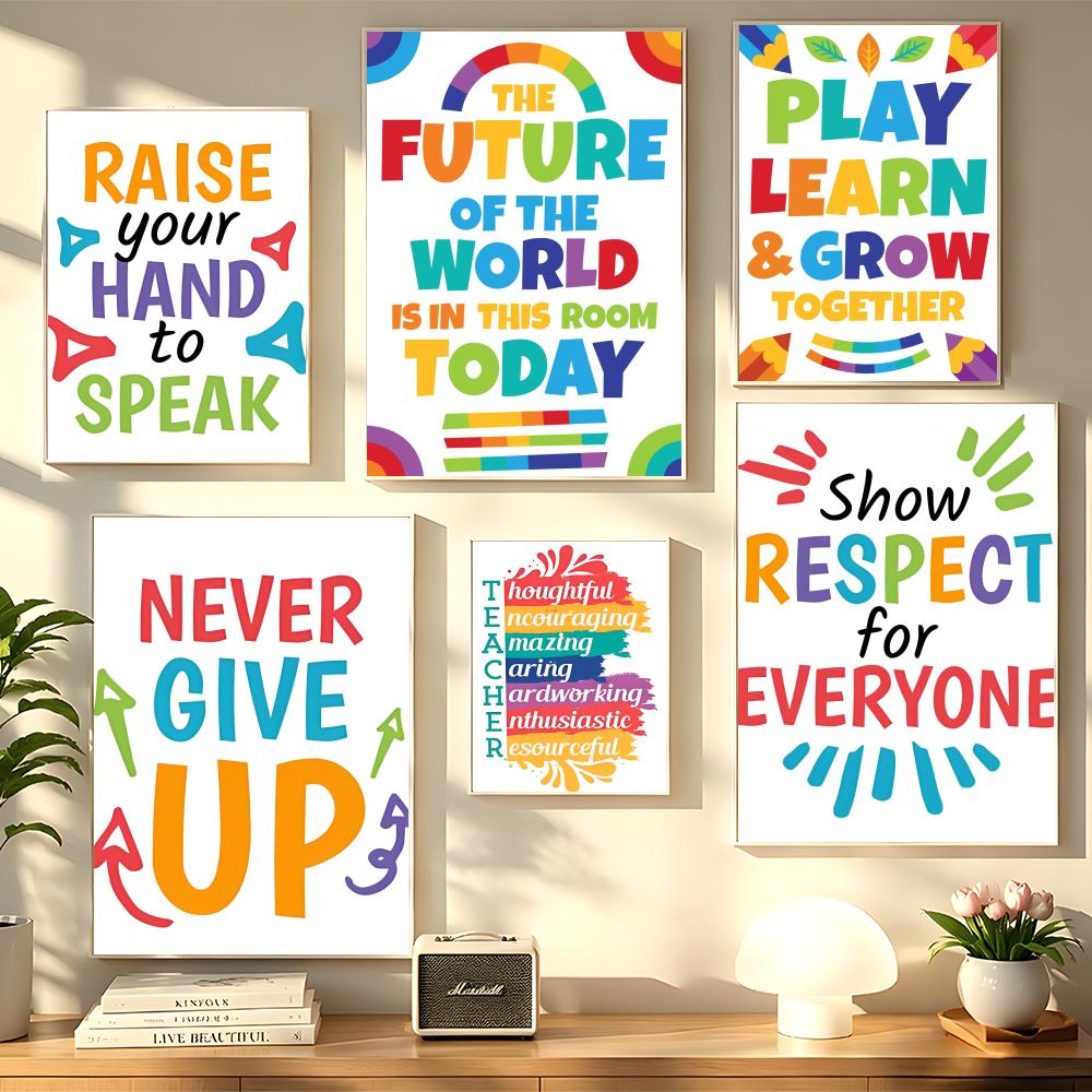 Pôster Educacional de Parede p - Kids Education Wallpaper avaliação e preço