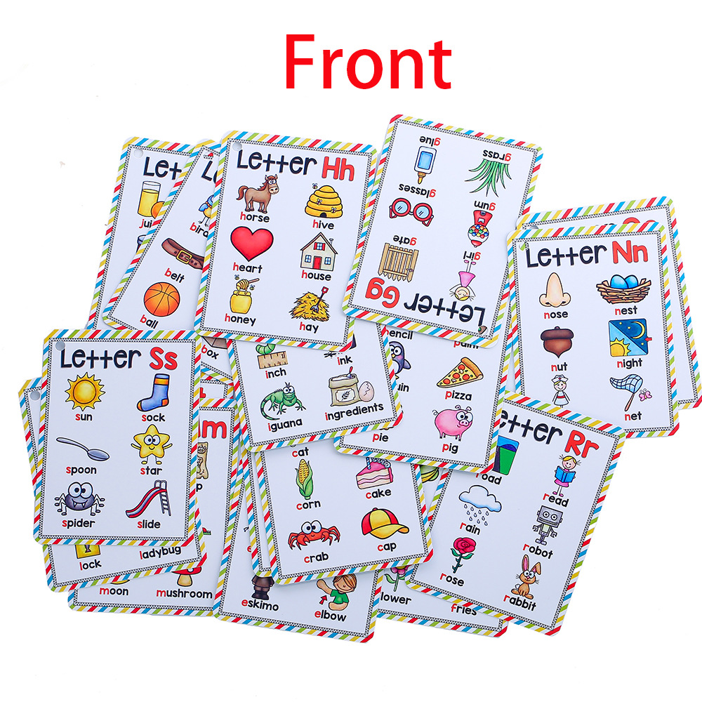 Bview arte inglês 26 letras al - Flash Card Alphabet avaliação e preço