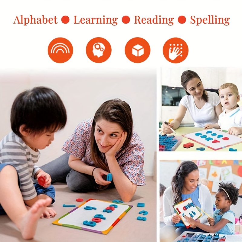 Adesivos magnéticos de letras  - Kids Educational - Alphabet Numbers & More avaliação e preço