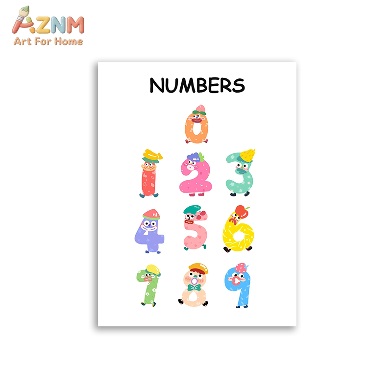 AZNM Quadro de Parede Educacio - Kids Education Learning avaliação e preço