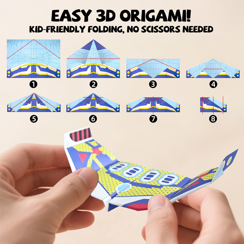 Kit de Origami para Aviões de  - Kids Education Learning avaliação e preço