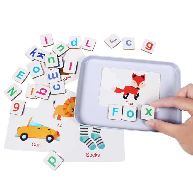 Quebra-cabeça de madeira cartõ - Kids Educational Games Learn English avaliação e preço