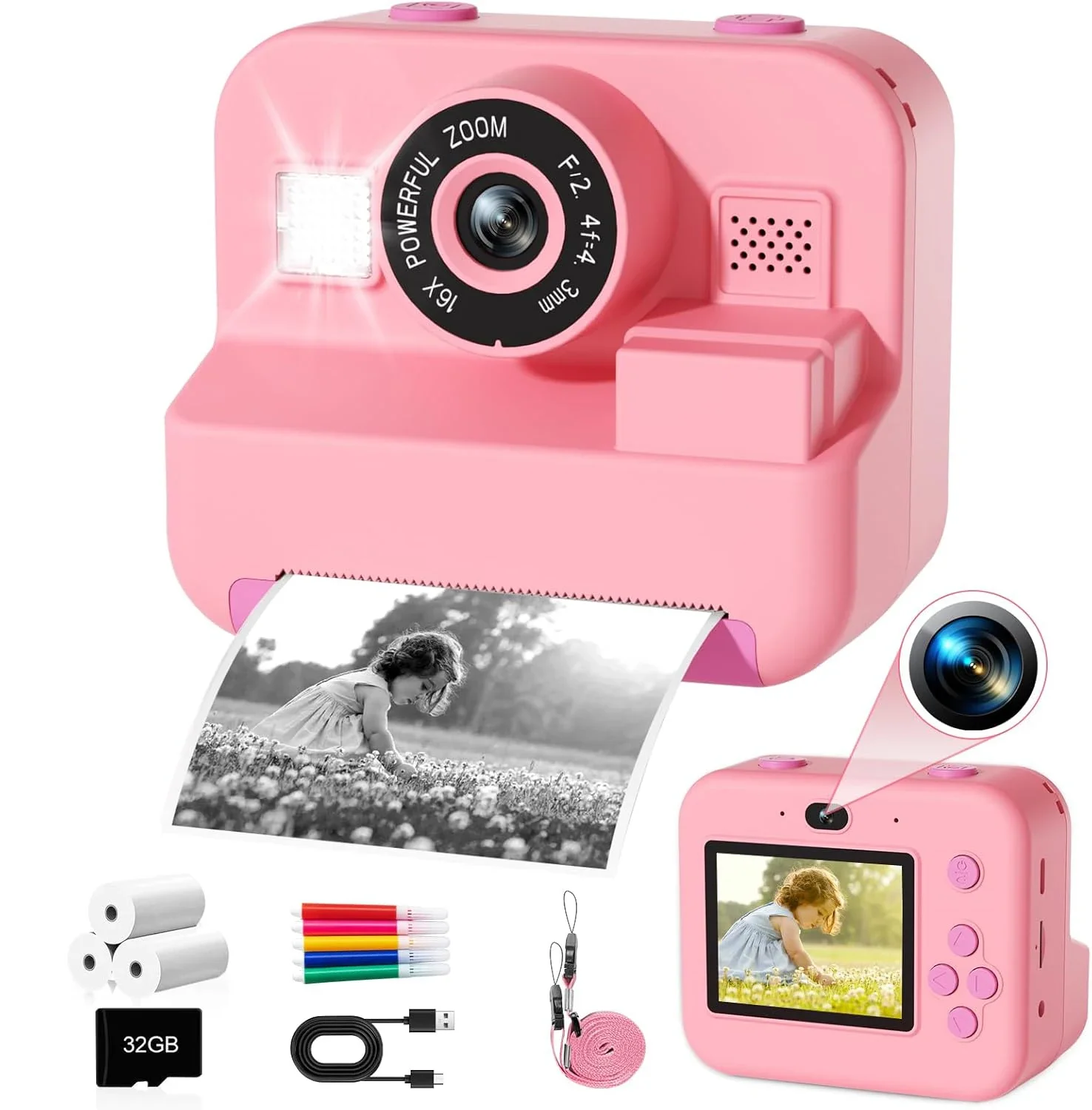 Câmera Digital Infantil, Impre - Kids Education Images avaliação e preço