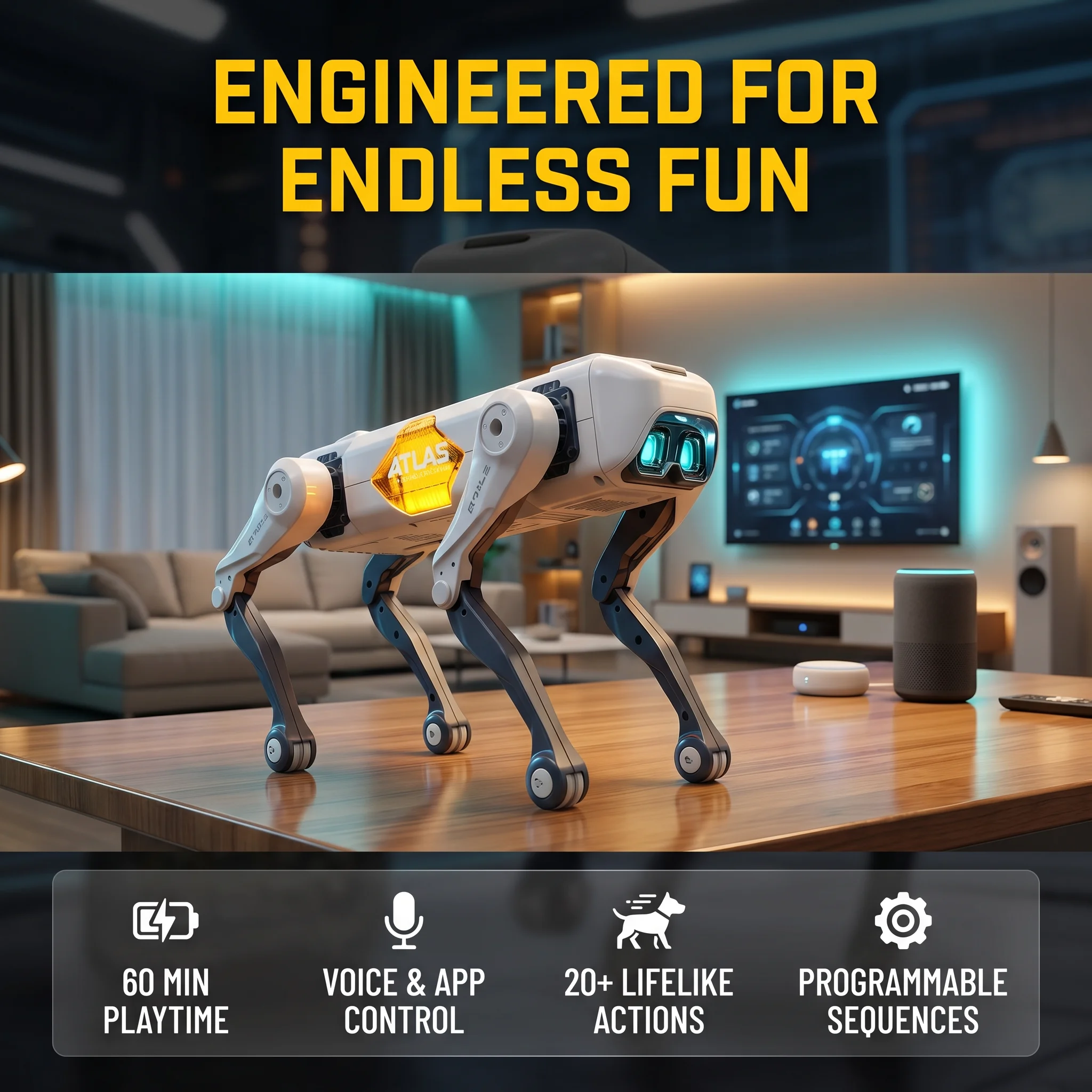 Cão Robô Inteligente com IA, C - Kids Education Learning avaliação e preço