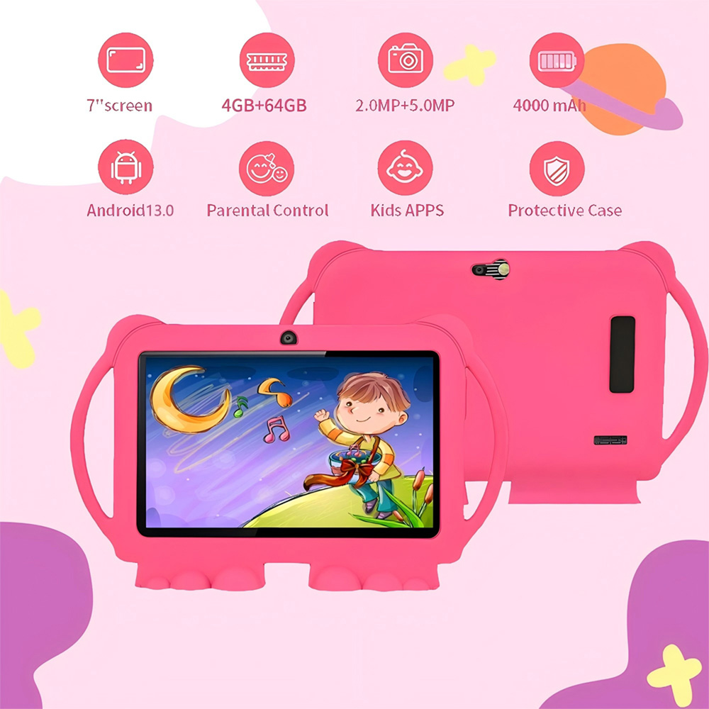 7 Polegada novos tablets andro - Kids Educational Games Learn English avaliação e preço