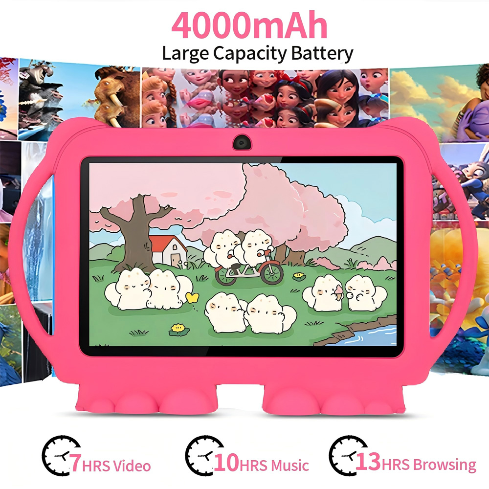 7 Polegada novos tablets andro - Kids Educational Games Learn English avaliação e preço